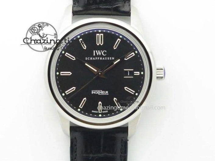 MIROTIME 0207 Fashionable Pilot IW326801 SS MK 1:1 Best Edition Black Dial on Green Nylon Strap MIYOTA 7122